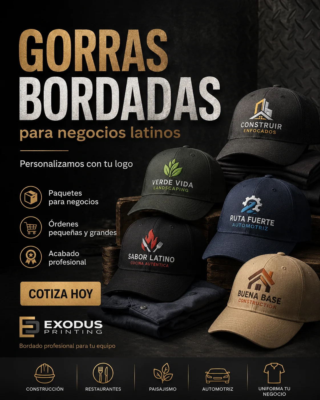 Embroidered Hats Promo
